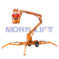 Towable Articulated Towable Cherry Picker Boom Lift New Man Lift Aerial With Ce Iso